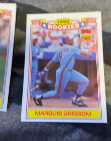 1990 Score #591 Marquis Grissom — front