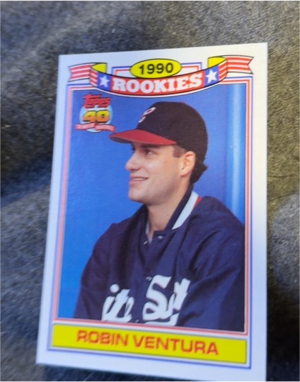 1990 Topps #28 Robin Ventura — front