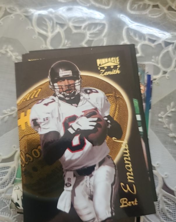 1996 Pinnacle Zenith #Z-96 Bert Emanuel Atlanta Falcons — front