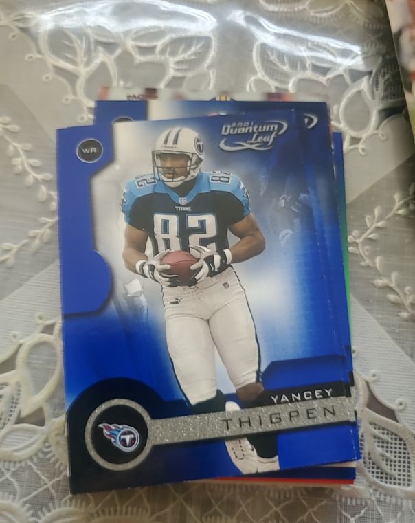 2001 Leaf Quantum #188 Yancey Thigpen — front
