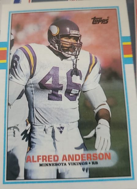 1989 Topps #85 Alfred Anderson — front