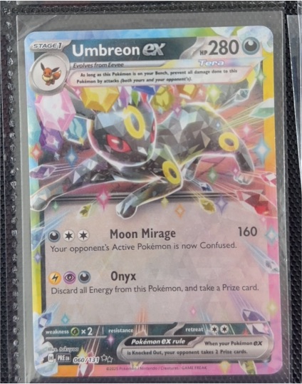 2025 Pokémon #060 Umbreon ex — front