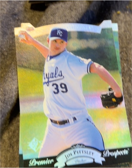 1995 Upper Deck SP Premier Prospects Die-Cut #17 Jim Pittsley — front