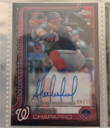2025 Topps Chrome #RA-AC Andres Chaparro — front
