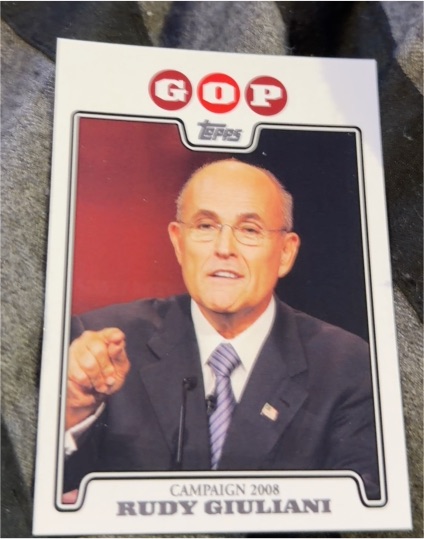 2008 Topps Campaign 2008 #C08-RG Rudy Giuliani — front