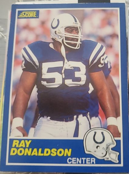 1989 Score #42 Ray Donaldson — front