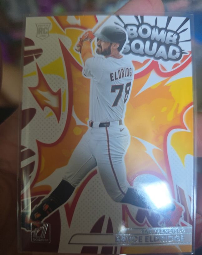 2026 Panini Donruss #1 Bryce Eldridge Bomb Squad — front