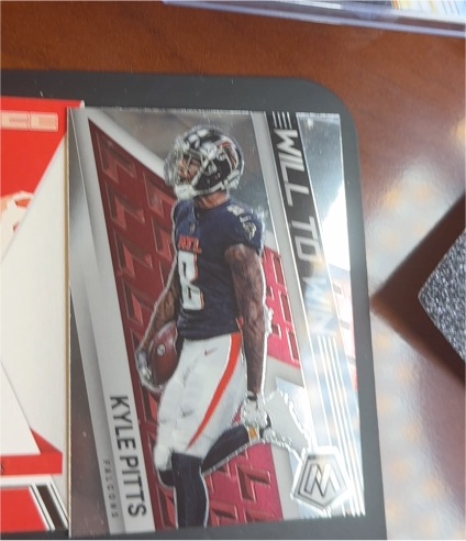 2022 Panini Mosaic Will to Win #WW-17 Kyle Pitts — front