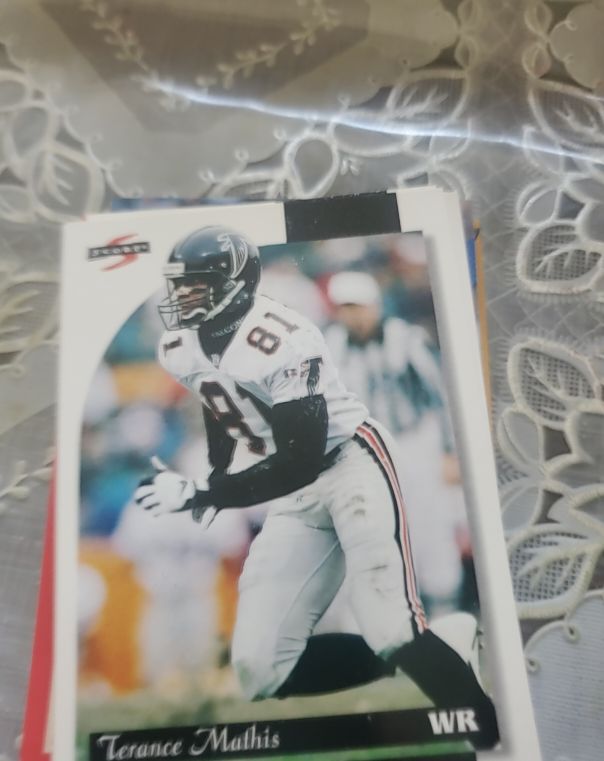 1996 Score #161 Terance Mathis — front