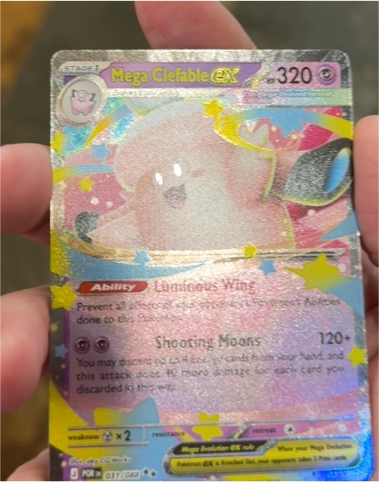 Pokemon Mega Evolution Perfect Order Mega Clefable EX Holo #31/88 — front