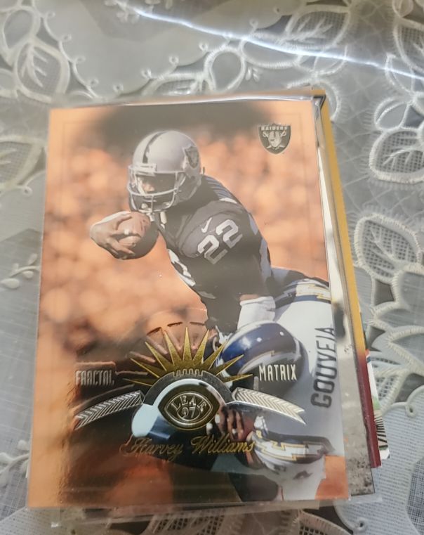 1996 Skybox Premium #130 Harvey Williams Oakland Raiders — front