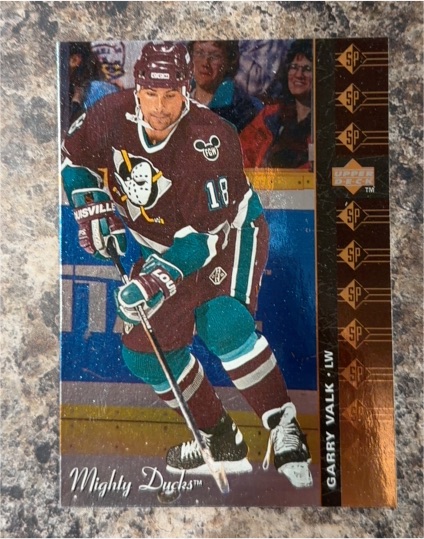1994-95 Upper Deck SP Inserts #SP3 Garry Valk — front