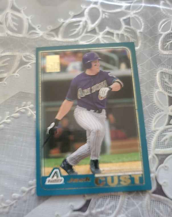 2001 Topps Traded Gold #T161 Jack Cust — front