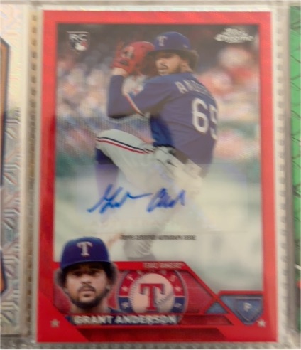 2023 Topps Chrome Update #AC-GAN Grant Anderson — front