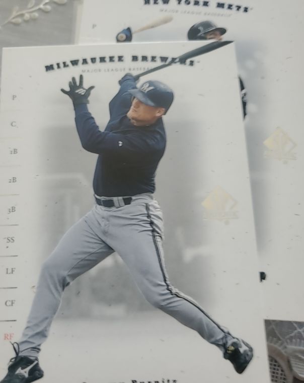 2001 Upper Deck SP Authentic #49 Jeromy Burnitz — front