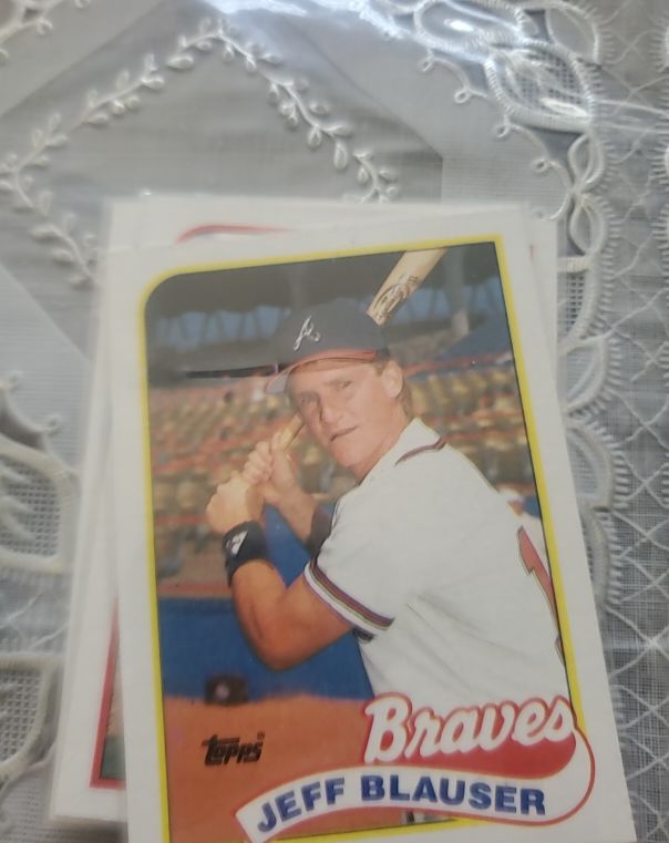 1989 Topps #83 Jeff Blauser Atlanta Braves — front