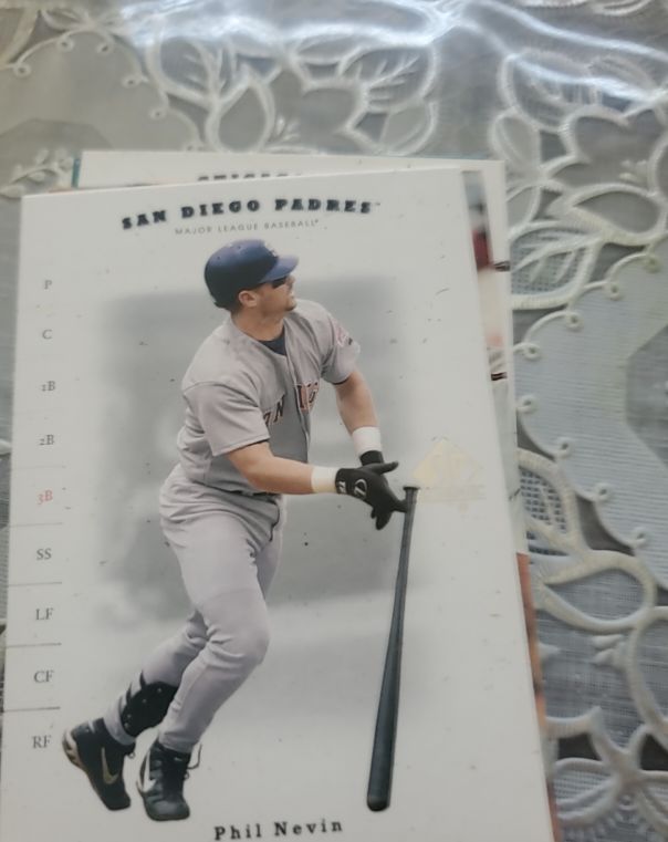 2001 Upper Deck SP Authentic #77 Phil Nevin — front