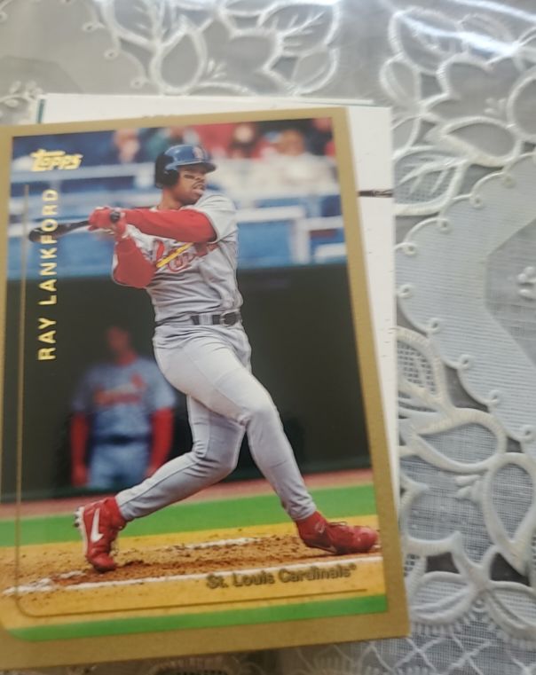 1999 Topps #35 Ray Lankford — front