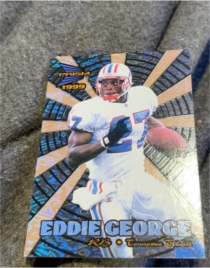 1997 Pacific Dynagon Prism #59 Eddie George — front