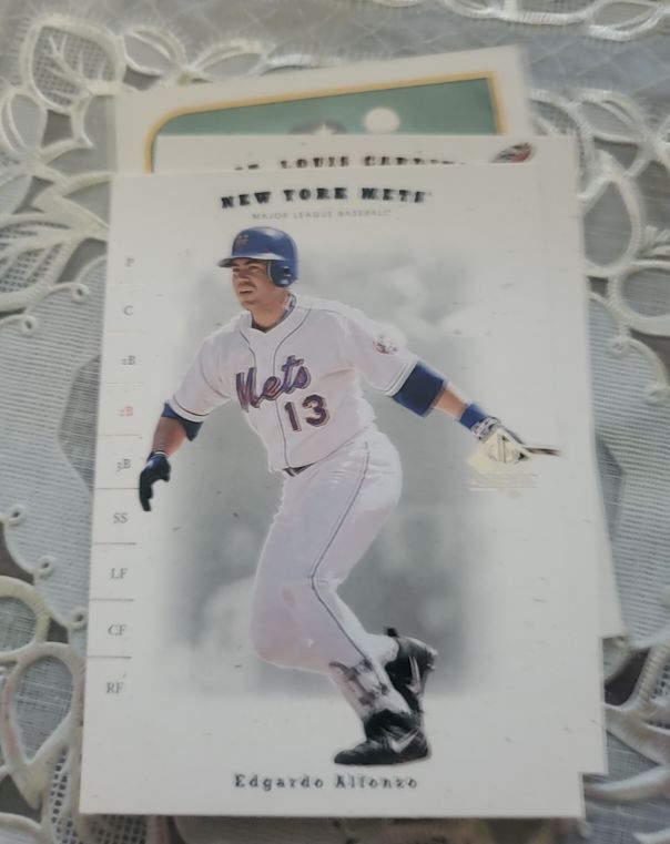 2001 Upper Deck SP Authentic #74 Edgardo Alfonzo — front