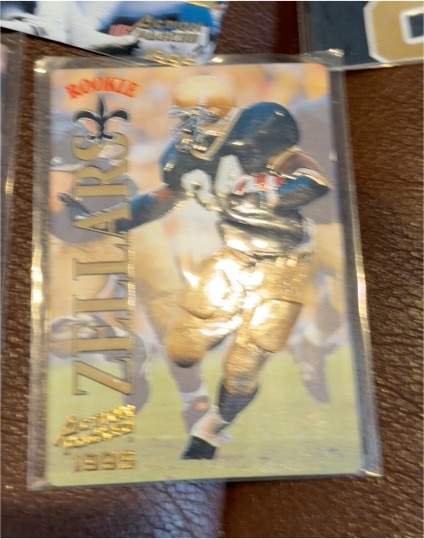 1995 Action Packed #126 Ray Zellars — front
