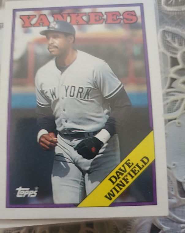 1988 Topps #510 Dave Winfield — front