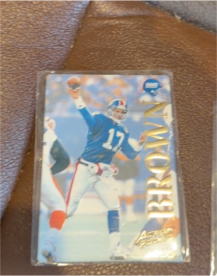 1995 Action Packed #26 Dave Brown New York Giants — front