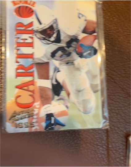 1995 Pinnacle Action Packed #42 Ki-Jana Carter Rookie Card — front