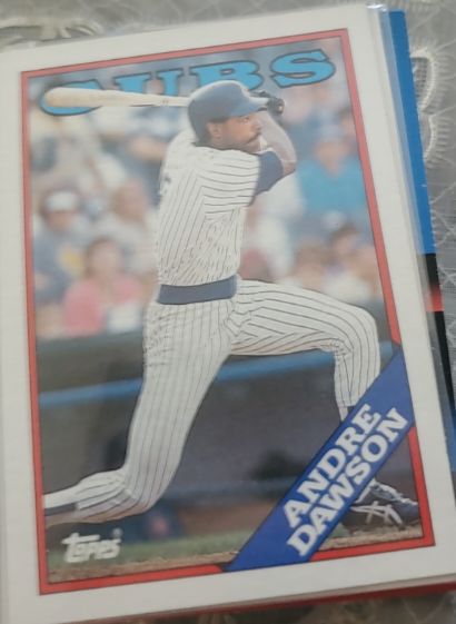 1988 Topps #500 Andre Dawson — front