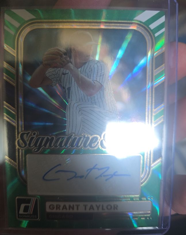 2026 Donruss #SS-GT Grant Taylor Signature Series Auto — front