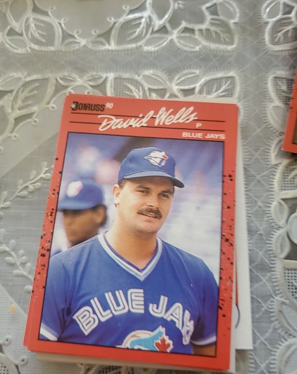 1990 Donruss #425 David Wells — front