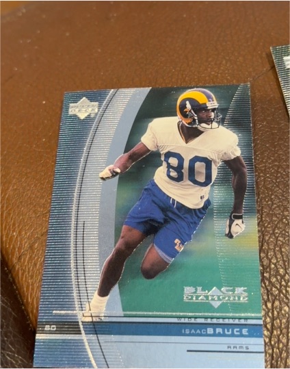 1999 Upper Deck Black Diamond #86 Isaac Bruce — front