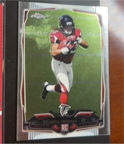 2014 Topps Chrome #216 Devonta Freeman RC — front