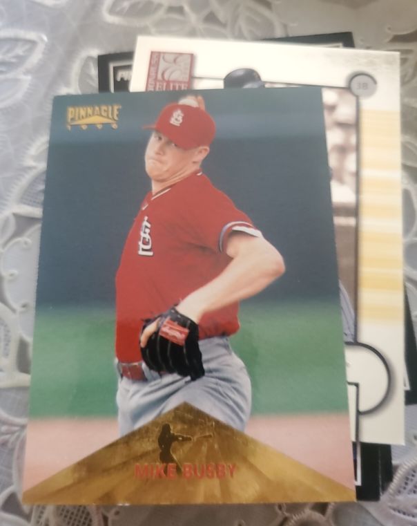 1996 Pinnacle #392 Mike Busby — front