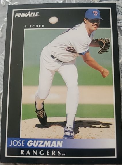 1992 Pinnacle #98 Jose Guzman Texas Rangers — front