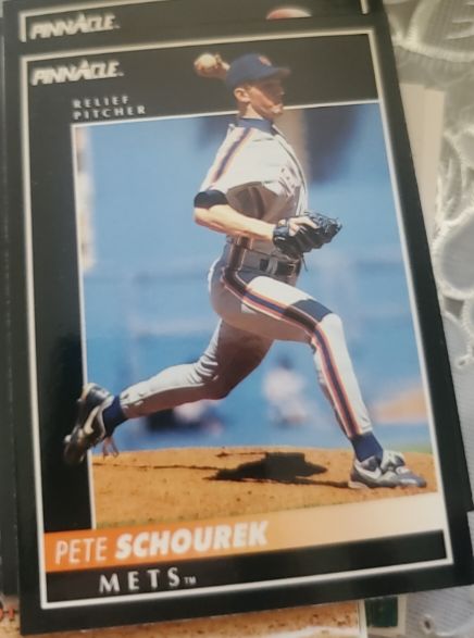1992 Pinnacle #141 Pete Schourek — front