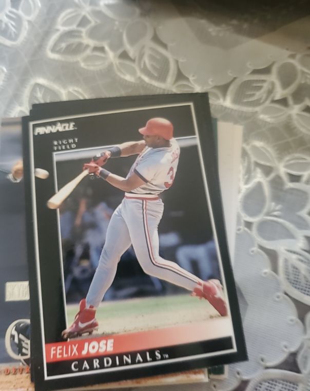 1992 Pinnacle #159 Felix Jose — front