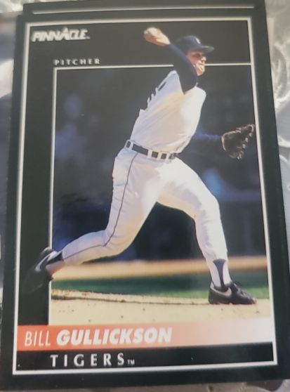 1992 Pinnacle #87 Bill Gullickson Detroit Tigers — front