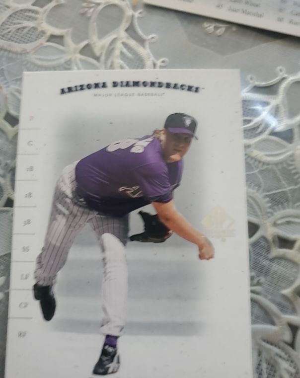 2001 Upper Deck SP Authentic #58 Randy Johnson — front