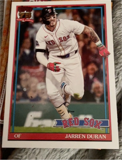 2026 Topps Series 2 #91B2-35 Jarren Duran — front