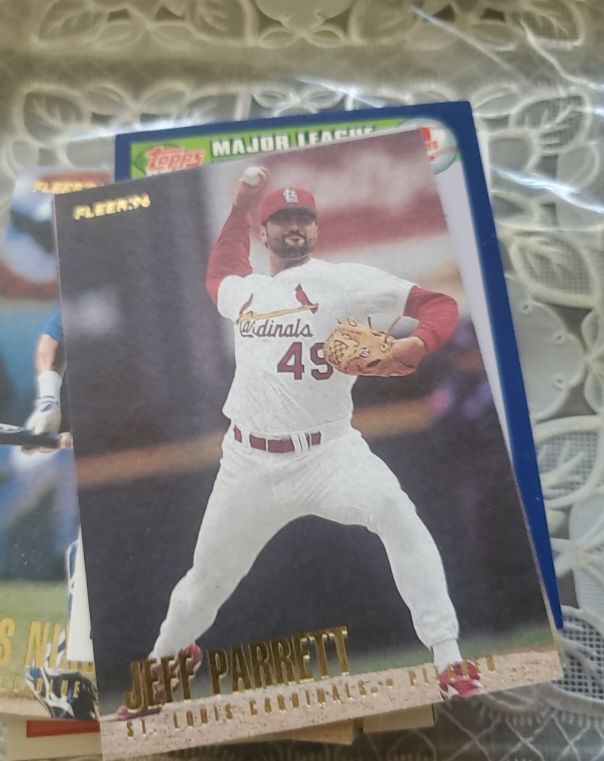 1996 Fleer Update #U193 Jeff Parrett — front