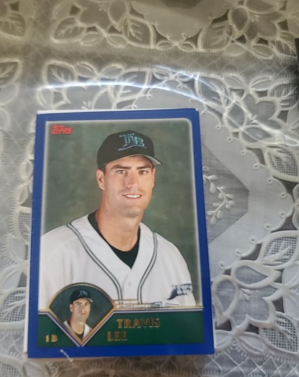 2003 Topps #551 Travis Lee Tampa Bay Devil Rays — front