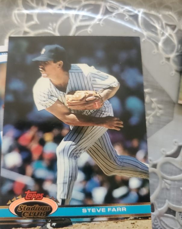 1991 Topps Stadium Club #419 Steve Farr — front