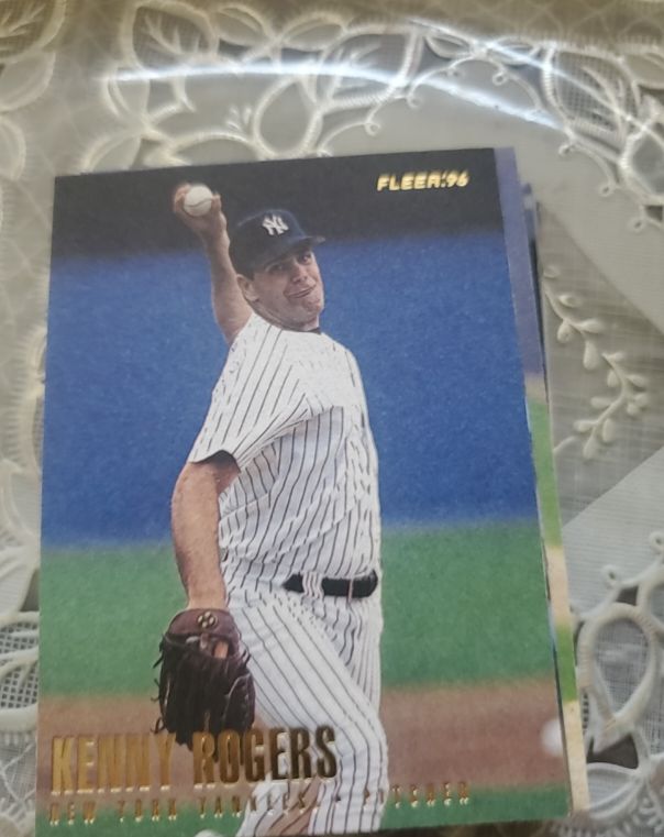 1996 Fleer Update #U68 Kenny Rogers — front