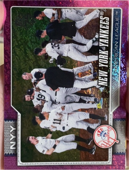 2026 Topps Series 2 #628 New York Yankees Team Card — front