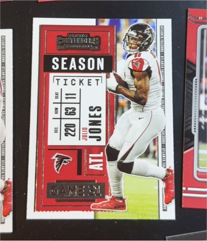 2020 Panini Contenders Season Ticket #97 Julio Jones — front