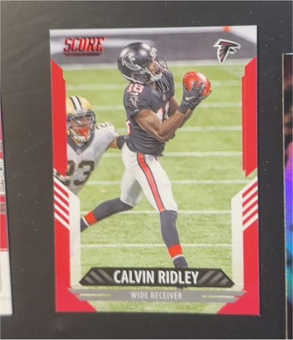 2021 Panini Score #191 Calvin Ridley — front