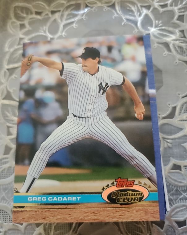1991 Topps Stadium Club #536 Greg Cadaret — front