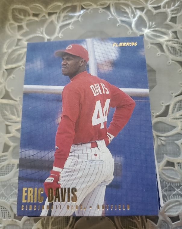 1996 Fleer Update #U118 Eric Davis — front