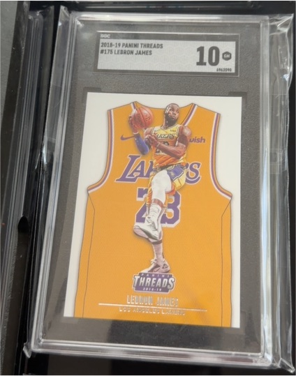 2018-19 Panini Threads #175 LeBron James — front